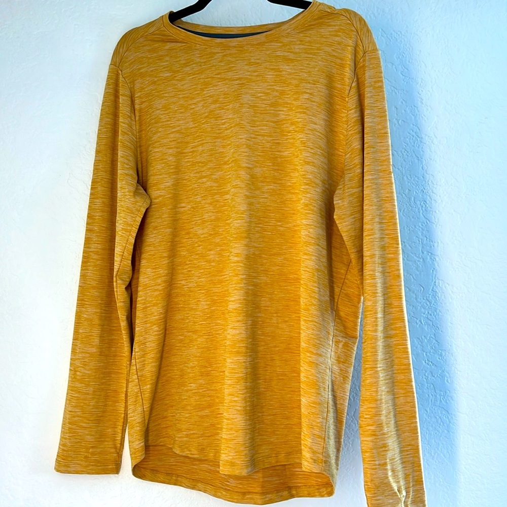 Men’s Long Sleeve Yellow Shirt